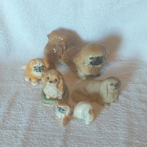 Vintage pekingese dog - vintage, x