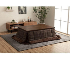 IKEHIKO Kotatsu Futon Japanese Comforter Compact Space Table Blanket Brown Japan