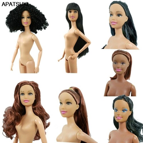 Mix style doll head with - style,