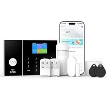 Wireless Home Alarm System, GSM SMS Complete Burglar Alarm System with 120dB