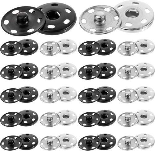 Sew snap fasteners - 30,