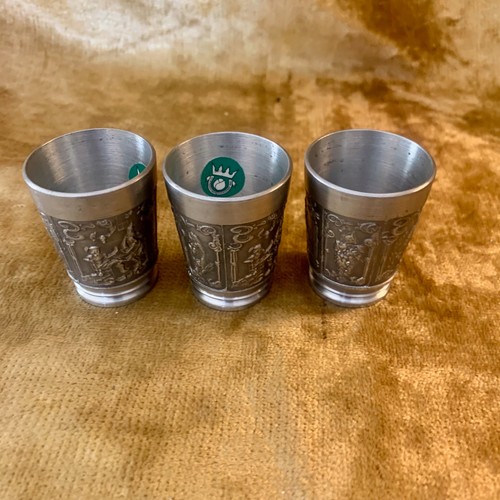Three vintage german - rein, zinn
