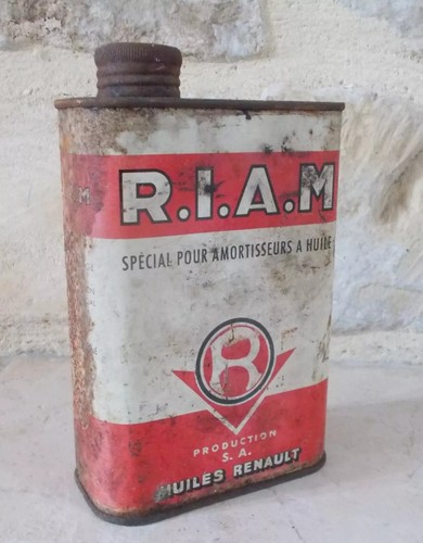 Vintage renault riam oil - vintage,