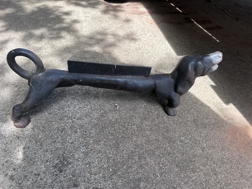 Dachshund shoe boot scraper - boot,