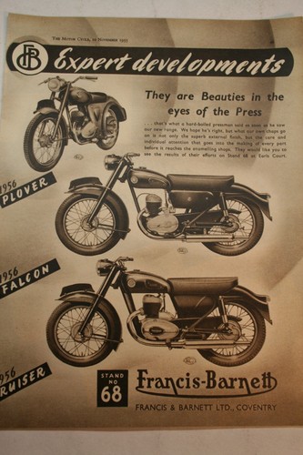 1955 advert for - 1955, "francis