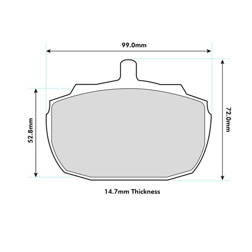 Mintex mrm1802 brake pads for - brake,