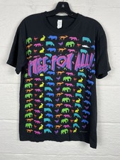 Atticus Vintage Blink 182 T-Shirt Finch Logo Black Size Medium All Over Print