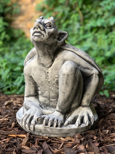 Gothic gargoyle figurine stone - gothic,