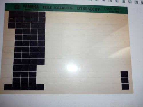 Yamaha parts catalog - catalog, ty50m
