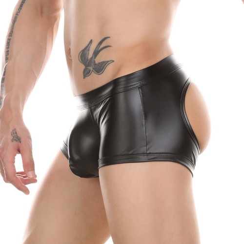 Men boxer briefs open butt - boxer,