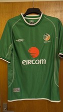 2001-2003 Republic of Ireland Home Football Shirt Umbro Jersey Size L