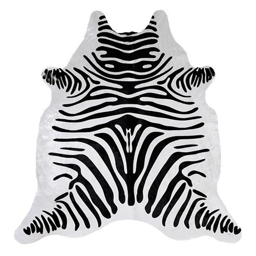 7x7 zebra black - 7x7, white