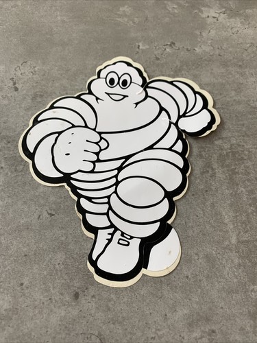 Michelin man running sticker - michelin,