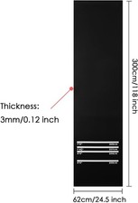 300cm x 62cm Darts Mat with 4 Throwing Distances Dart Board Mat Non-Slip Rubber