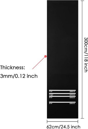 300cm 62cm darts - 300cm,