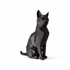 Low Poly Cat Sculpture |