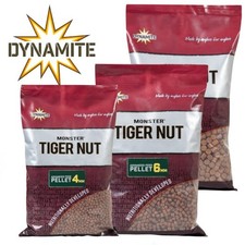 Dynamite Baits Monster Tiger Nut Pellets - Carp Fishing Pellets 900g 4mm/6mm/8mm