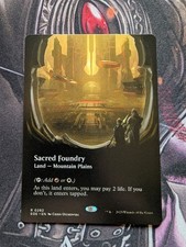 MTG Sacred Foundry Borderless