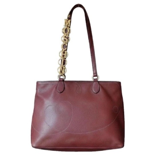 Moschino brown leather - moschino,