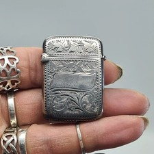 Sterling Silver Vesta Case