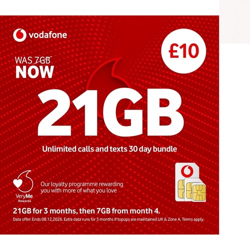 Vodafone pay you sim - go,