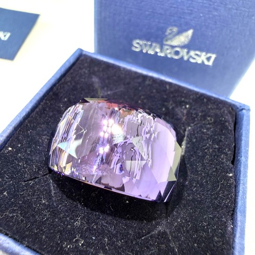 Swarovski nirvana purple ring - swarovski,
