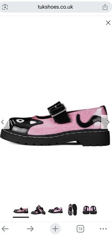 Black pink vinyl - black/pink, glitter