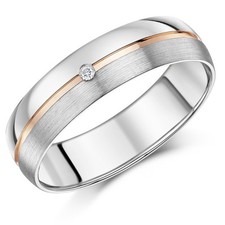 9ct Rose Gold & Sterling