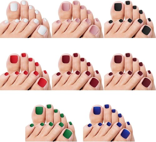 False toe feet nails - 28, full