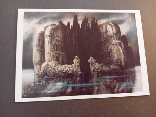Giger art postcard - h, r