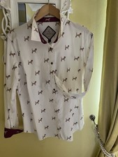 Jack Murphy Women’s Casual Beagle Print Cotton Shirt