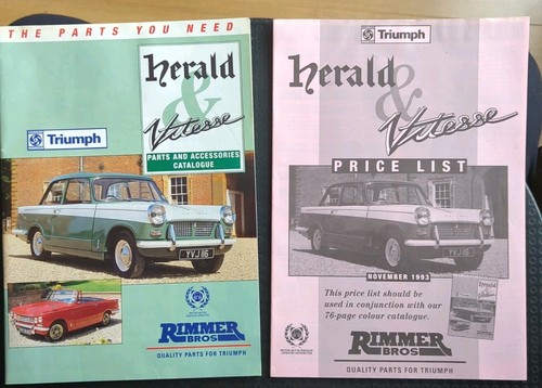 Rimmer bros triumph herald - bros,