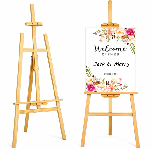 Wooden display easel - wooden, stand