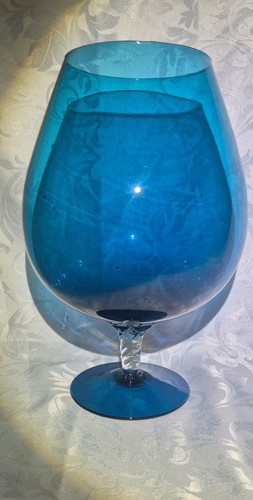 Vintage empoli blue glass - empoli,