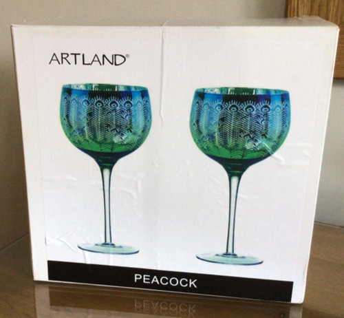 Artland peacock glassware - artland,