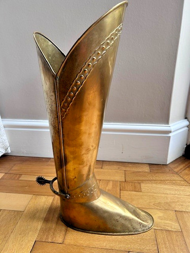 Large vintage brass cavalry - brass,