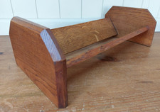 Vintage oak book trough, rest