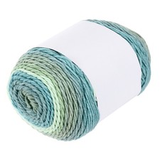 1Pcs 211 Yard Acrylic Yarn for Crocheting, Beige,Green,Blue
