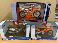 3 x1:18 Die-Cast Motocross MX
