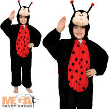Kid's Ladybug Insect Fancy Dress Bug Ladybird Boys Girls Childs Costume Outfit
