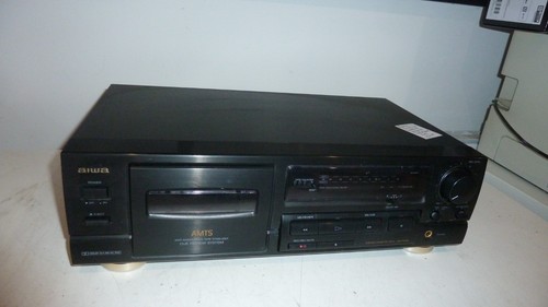 Aiwa f450k stereo cassette - ad-f450k,
