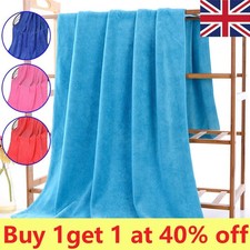 Large Microfibre Bath Beach Towel Cotton Soft Lightweight Quick Absorb Gym Adult