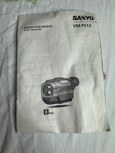 Sanyo ps12 instruction - sanyo,