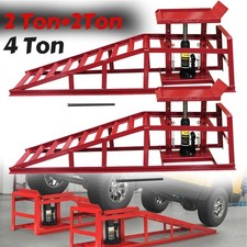 2x Heavy Duty Steel Car Ramp
