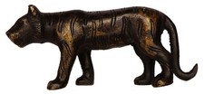 Handcrafted Brass Statue Tiger Figurine Home Decor Showpiece Fengshui Sculpture