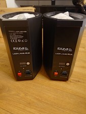 2 x IBIZA RGB LED Flame Fire Lights Machines Effect Light Stage Atmosphere DJ