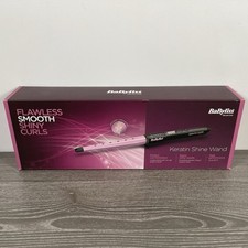 BaByliss Keratin Shine Curling Wand | 2285KU | 38mm Barrel | Purple | New