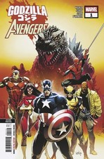 GODZILLA VS AVENGERS #1 (2025) 2ND PRINTING MAIN COVER MARVEL