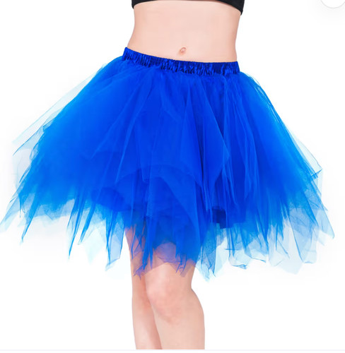 Blue tutu skirt tulle - tutu,