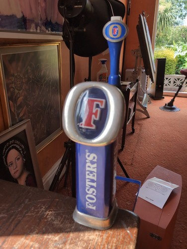 Vintage fosters beer pump - beer,